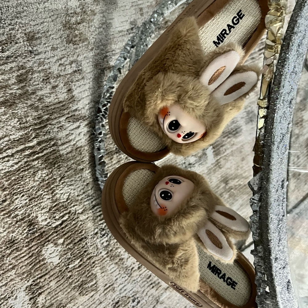 Brown Bunny Adult Shoes